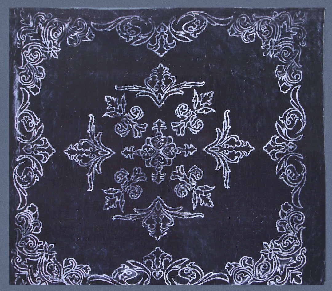 Arrabi Violet Floral Wool Blend 950 GSM Full Size Double Bed Blanket (200 X 205 cm)