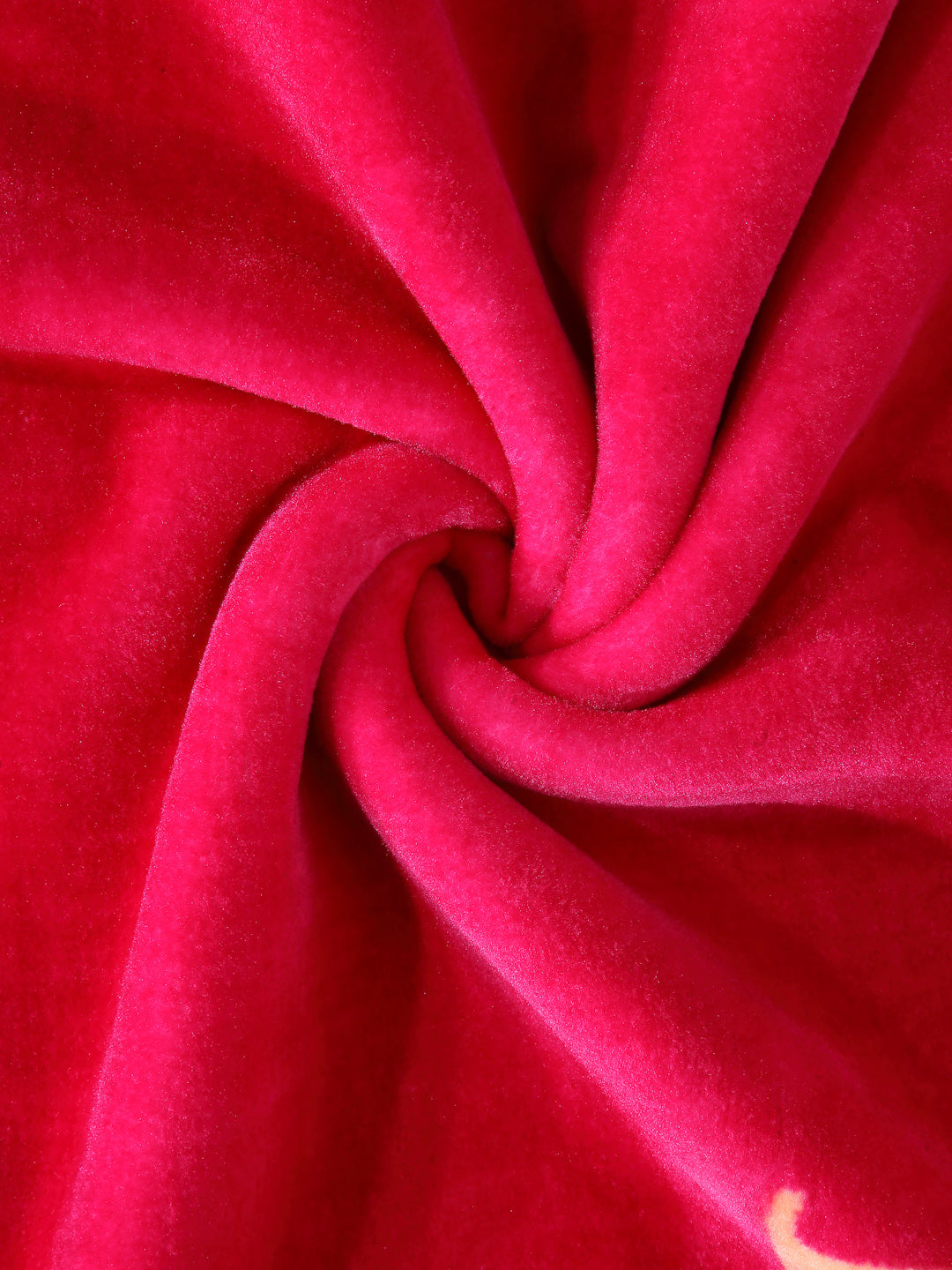 Arrabi Pink Alphabetical Print Polyester 950 GSM King Size Double Bed Blanket (225 x 210 cm )