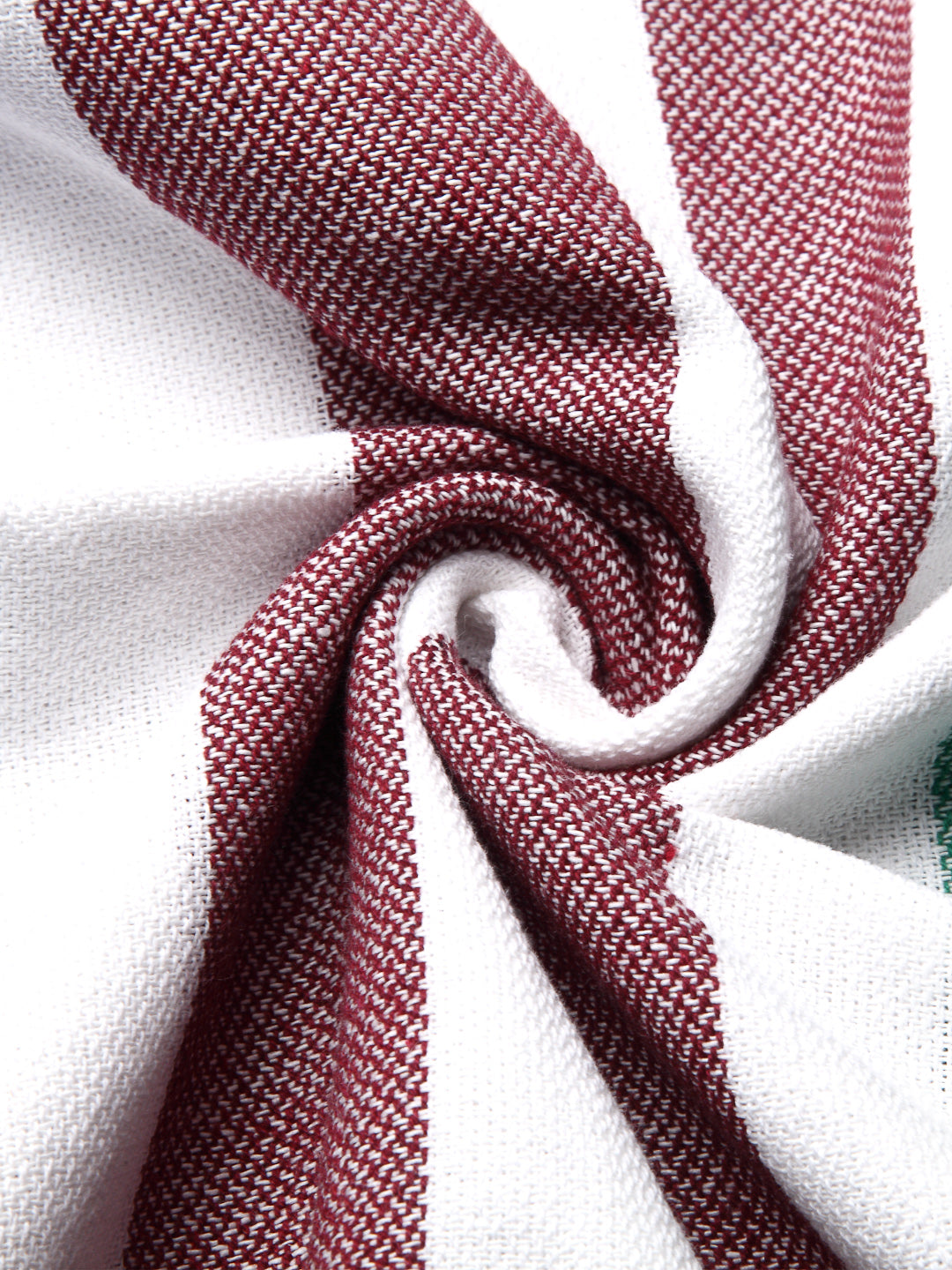 Arrabi Multi Striped Handwoven Cotton Bath Towel (Set of 6) (150 x 75 cm)