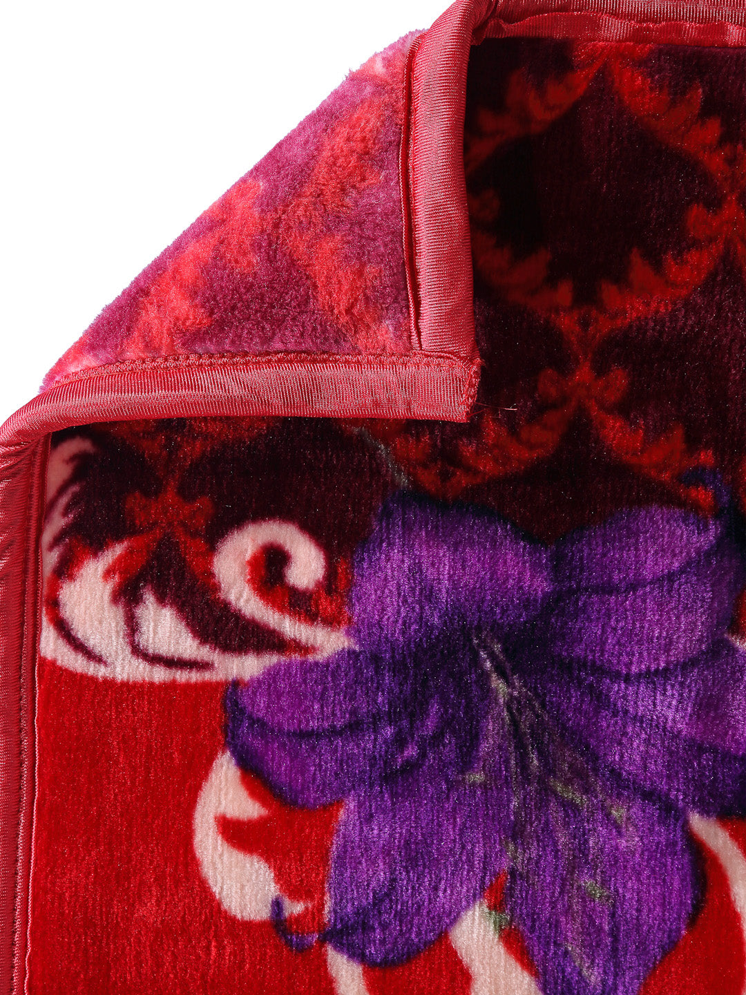 Arrabi Multi Floral Polyester 950 GSM Full Size Single Bed Blanket (215 X 150 cm)