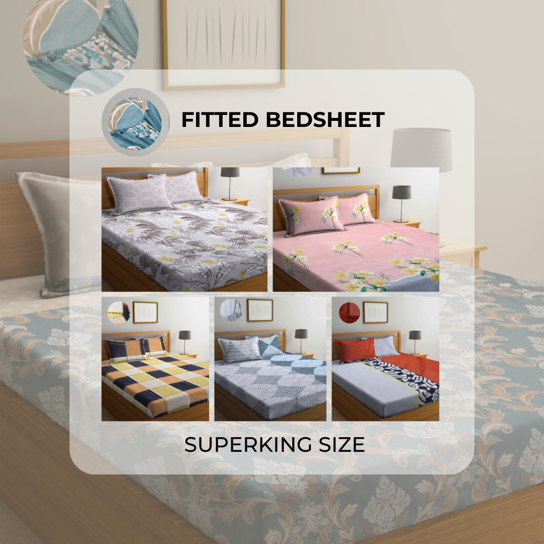 Super King Size Fitted Bedsheet