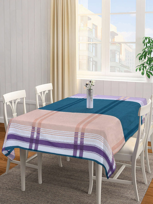 Arrabi Multi Geometric Cotton Blend 8 SEATER Table Cover (215 X 150 cm)