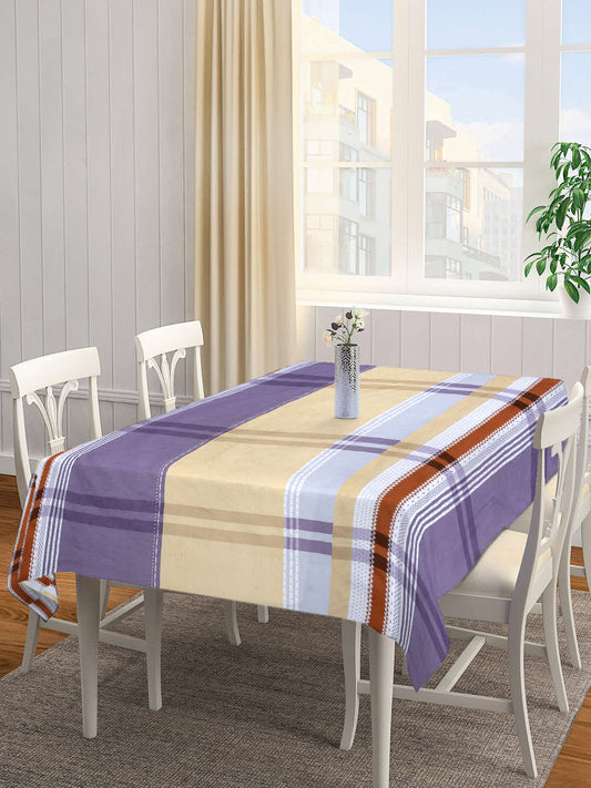 Arrabi Multi Geometric Cotton Blend 8 SEATER Table Cover (215 X 150 cm)