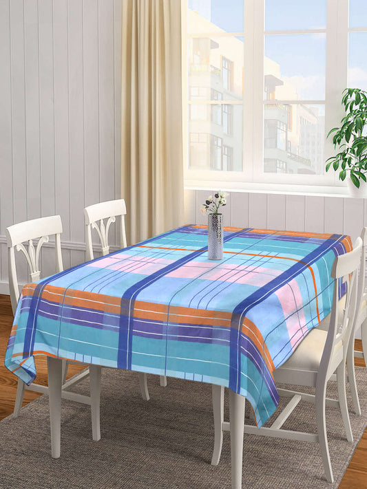 Arrabi Multi Geometric Cotton Blend 8 SEATER Table Cover (215 X 150 cm)