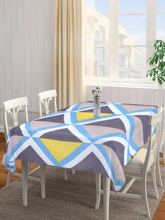 Arrabi Multi Geometric Cotton Blend 8 SEATER Table Cover (215 X 150 cm)