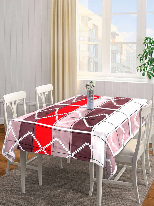 Arrabi Multi Geometric Cotton Blend 8 SEATER Table Cover (225 X 150 cm)