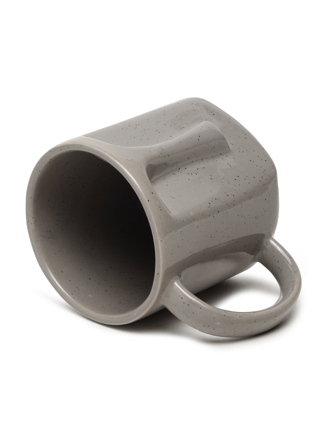 Solid Stoneware Glazed Face Mugs