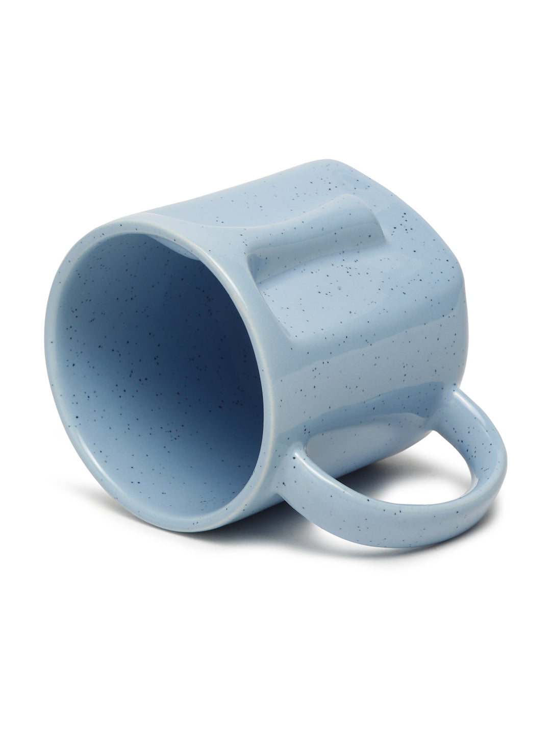 Solid Stoneware Glazed Face Mugs