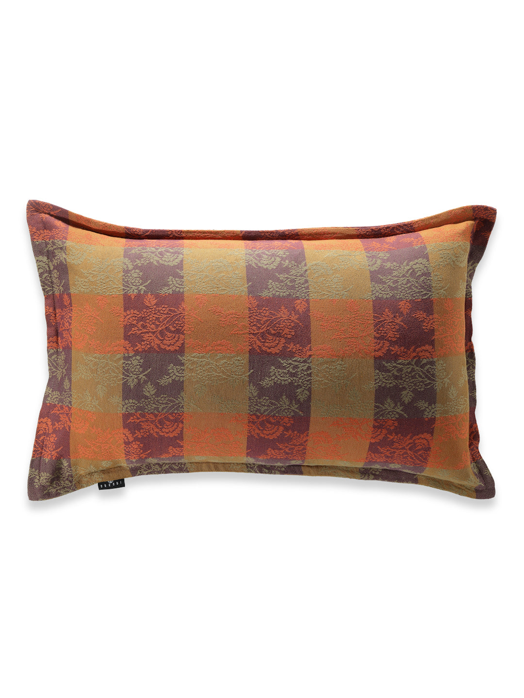 Arrabi Multi Floral Handwoven Cotton Set of 2 Pillow Covers (70 x 45 cm)