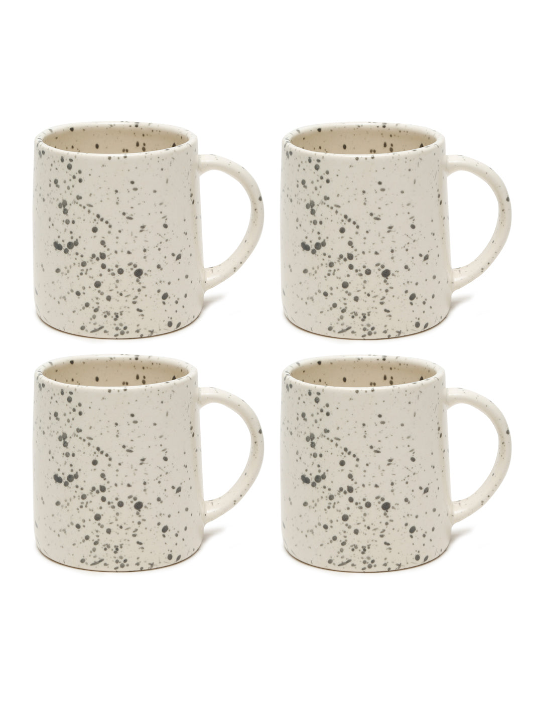 Speckle Set of 4 Ceramic Glazed Mugs