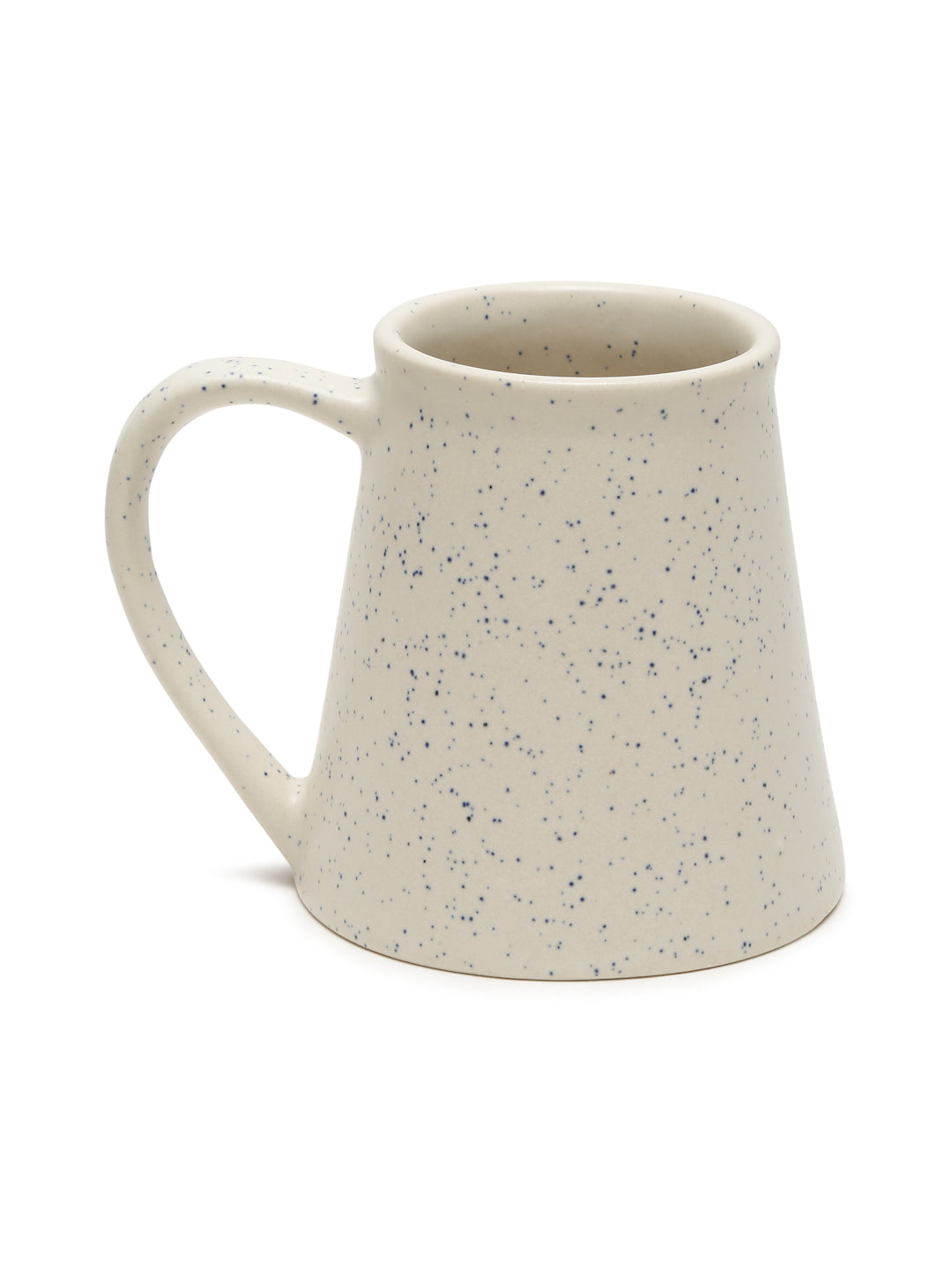 Textured Set of 4 Ceramic Glazed Cone Mugs