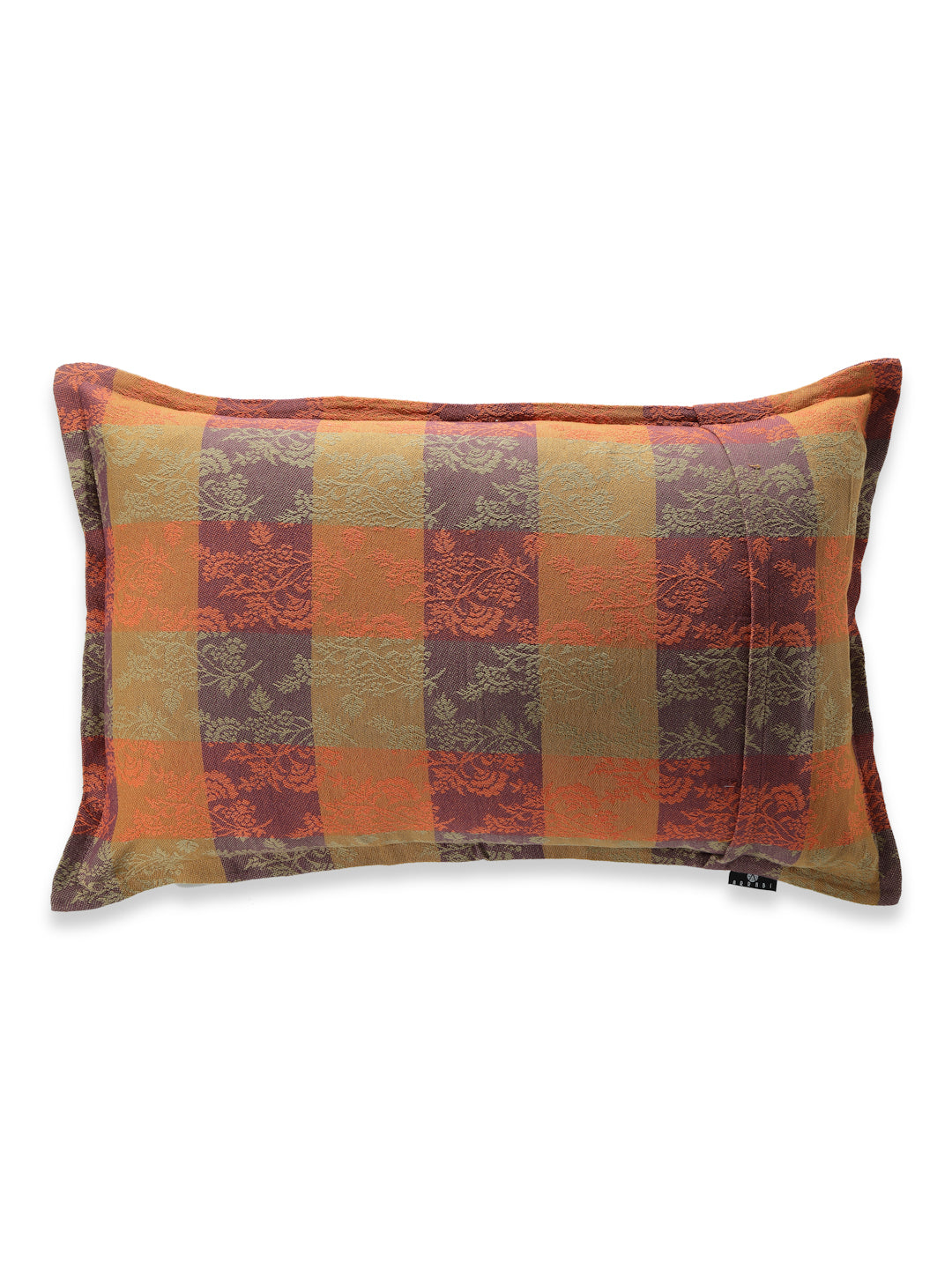 Arrabi Multi Floral Handwoven Cotton Set of 2 Pillow Covers (70 x 45 cm)