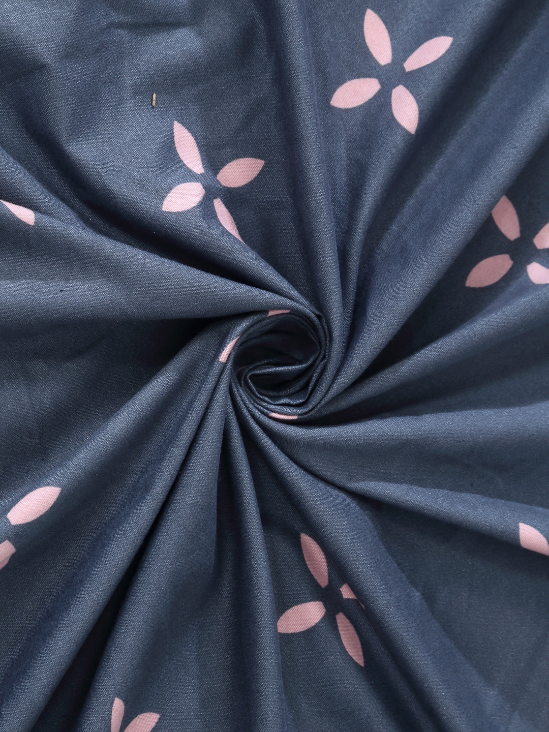 Arrabi Grey Floral Cotton Blend 8 SEATER Table Cover (215 X 150 cm)