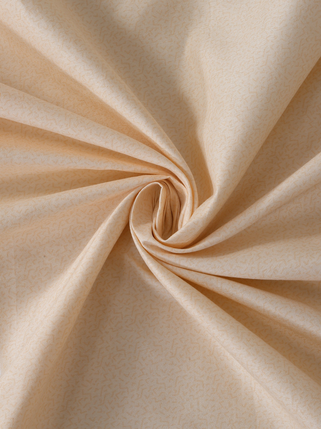 Arrabi Cream Leaf TC Cotton Blend King Size Bedsheet with 2 Pillow Covers (250 X 215 cm)