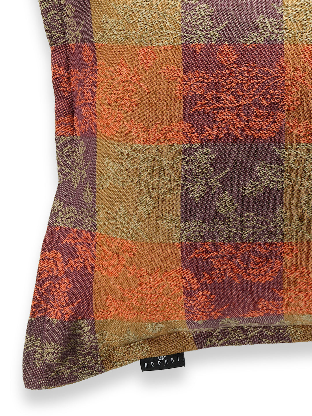 Arrabi Multi Floral Handwoven Cotton Set of 2 Pillow Covers (70 x 45 cm)