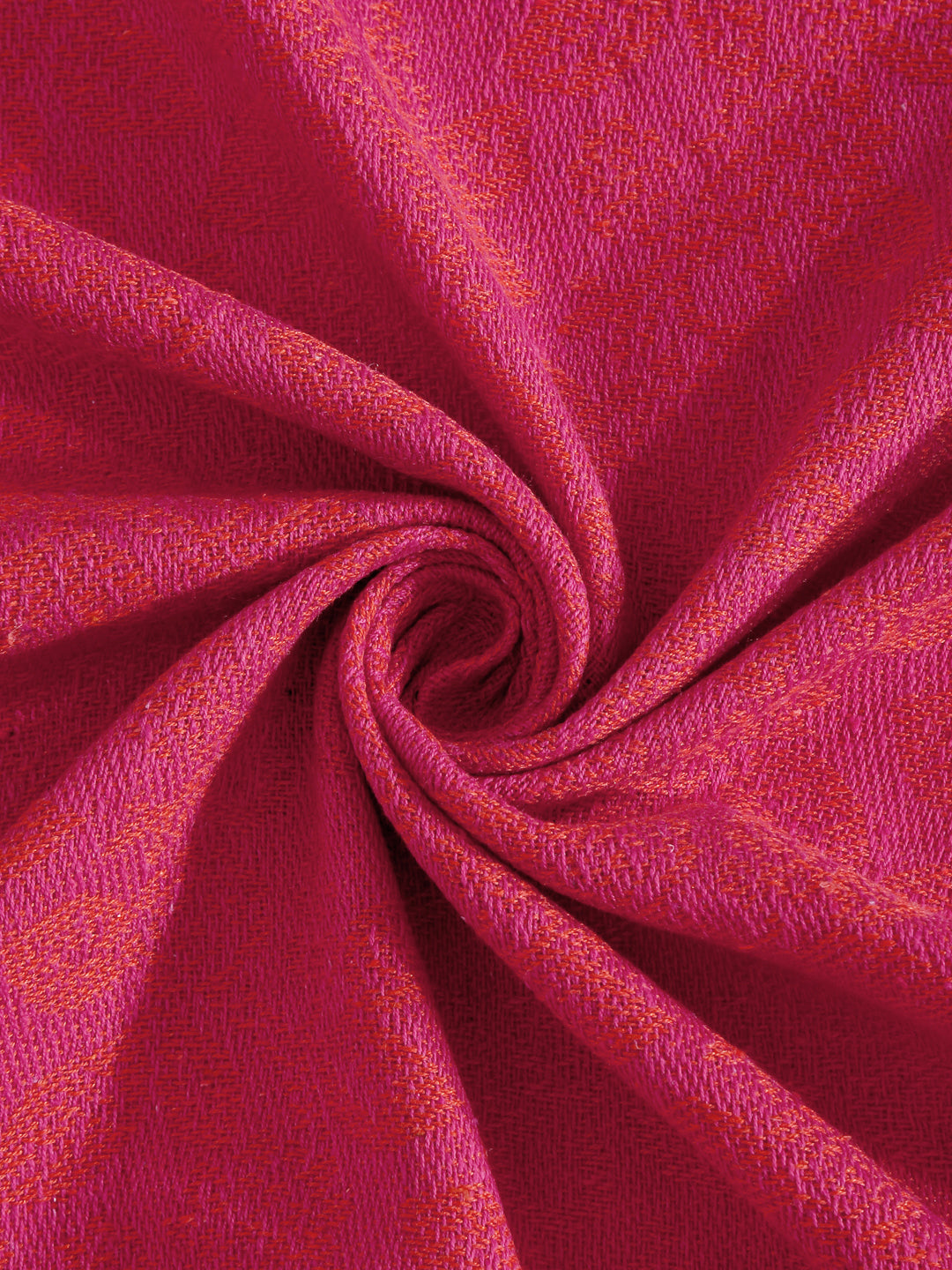 Arrabi Pink Floral 100% Handwoven Cotton King Size Bedsheet with 2 Pillow Covers (260 x 230 cm)
