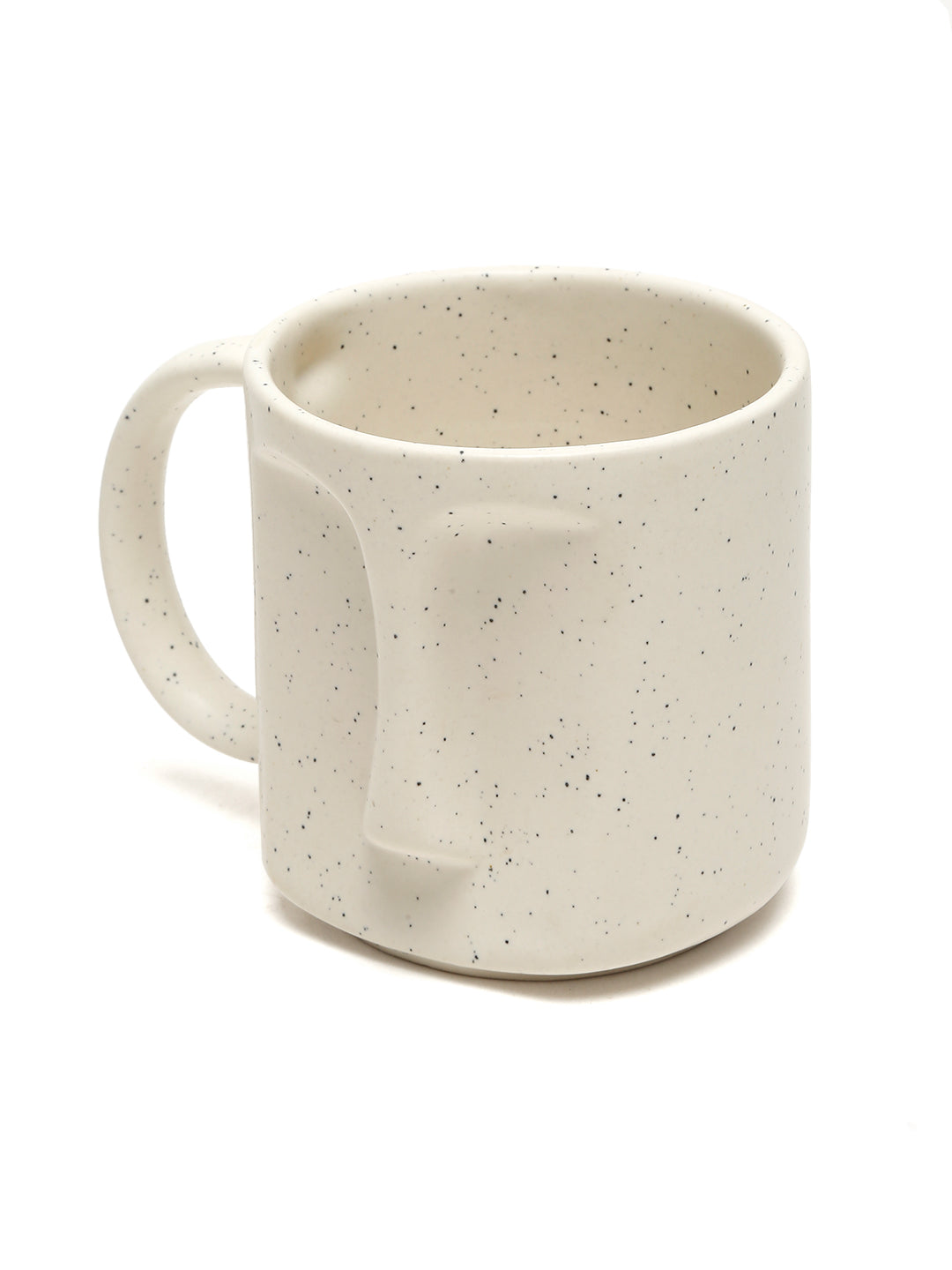 Solid Stoneware Matte Face Mugs