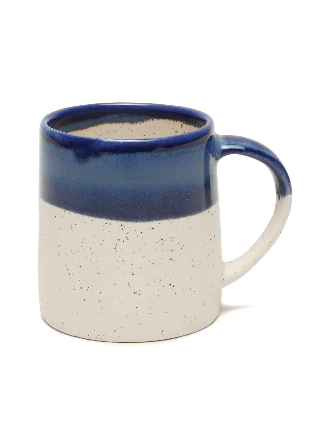 Printed Set of 4 Ceramic Glazed Lava Mugs