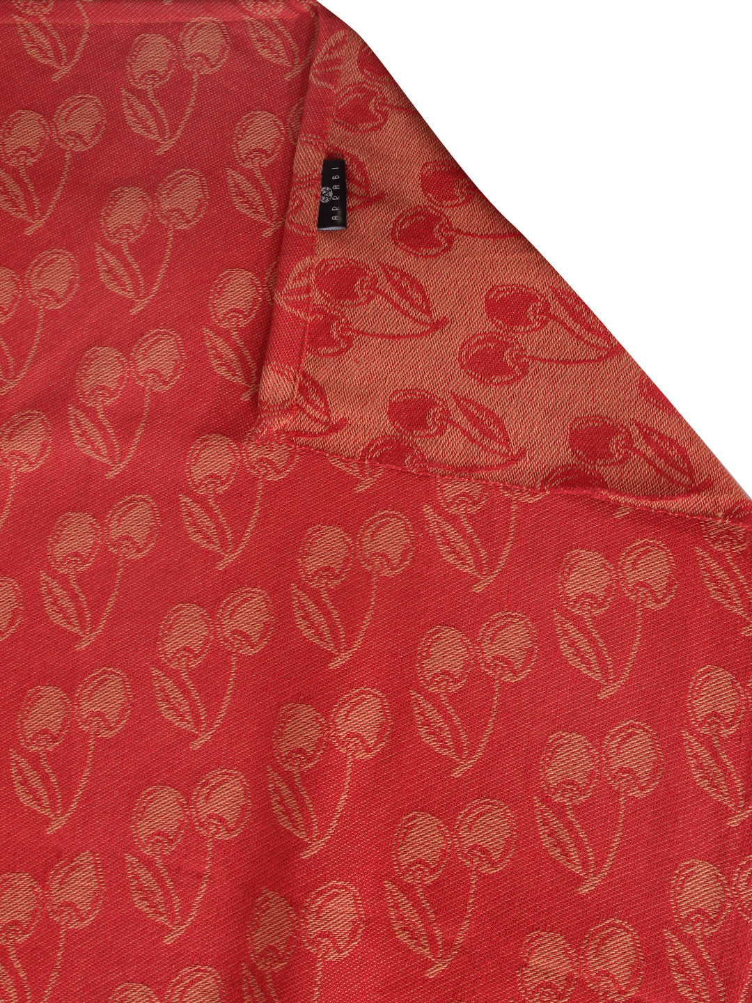 Arrabi Red Leaf 100% Handwoven Cotton 8 SEATER Table Cover (220 x 150 cm)