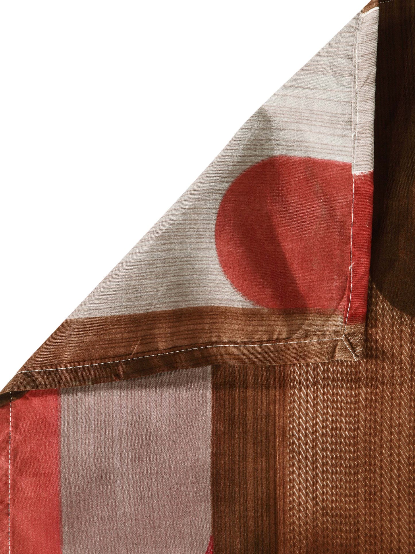 Arrabi Multi Graphic TC Cotton Blend King Size Bookfold Bedsheet with 2 Pillow Covers (250 X 220 cm)