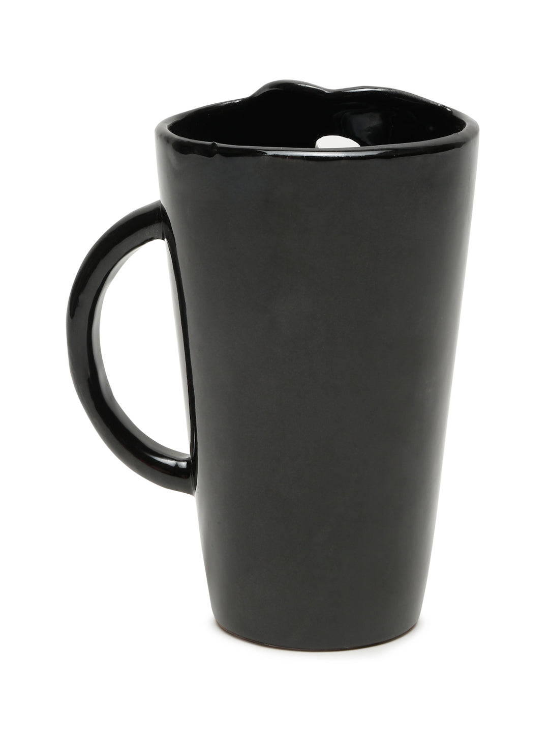 Printed Ceramic Glossy Mug With Steel Straw