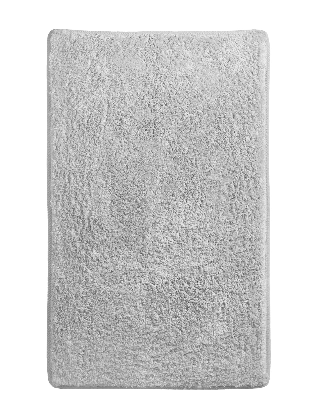 Arrabi Grey Solid Polyester Full Size Foam Bath Mat (85 X 50 cm)