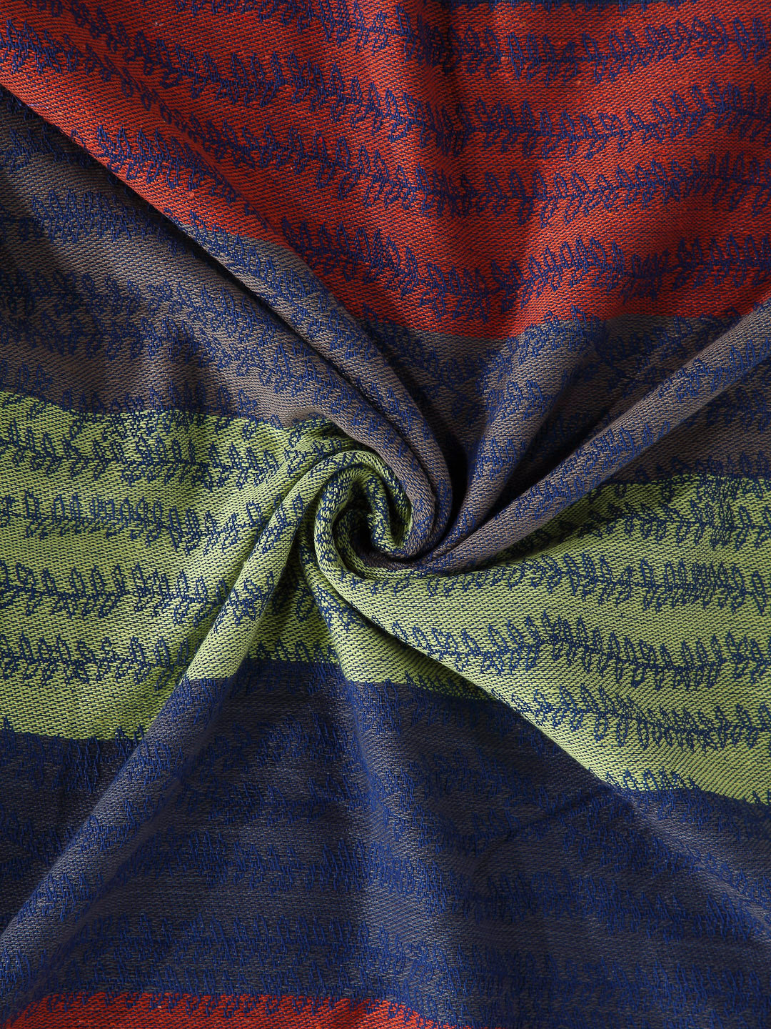 Arrabi Multi Stripes Handwoven Cotton King Size Bedsheet with 2 Pillow Covers (260 X 230 cm)