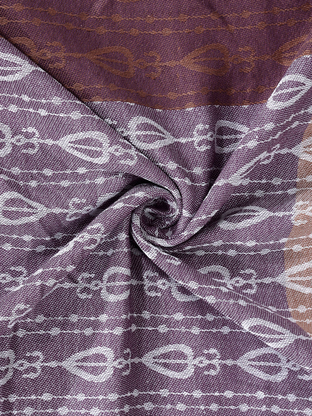 Arrabi Multi Indian Handwoven Cotton Super King Size Bedsheet with 2 Pillow Covers (270 X 260 cm)
