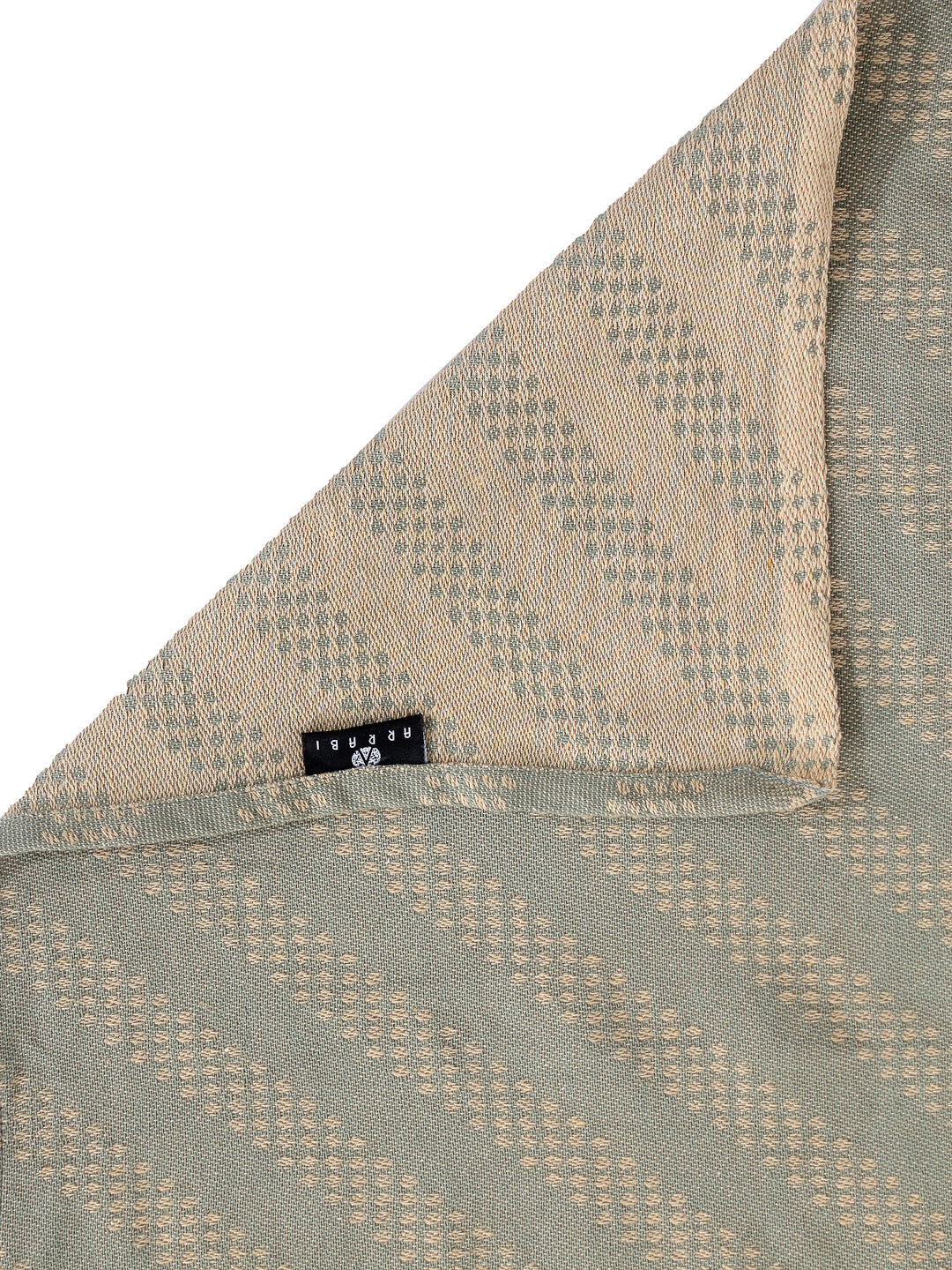 Arrabi Grey Stripes Handwoven Cotton Super King Size Bedsheet with 2 Pillow Covers (270 X 270 cm)