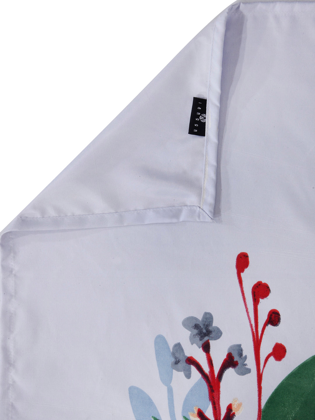 Arrabi Multi Floral TC Cotton Blend Double Size Bedsheet with 2 Pillow Cover