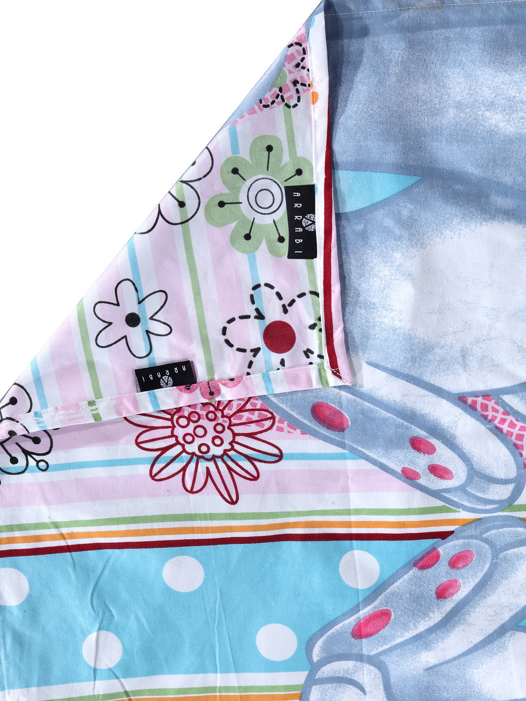Kid's Special King Size Bed Sheet Set with 2 Pillow Covers by Arrabi® (250 x 220 cm)