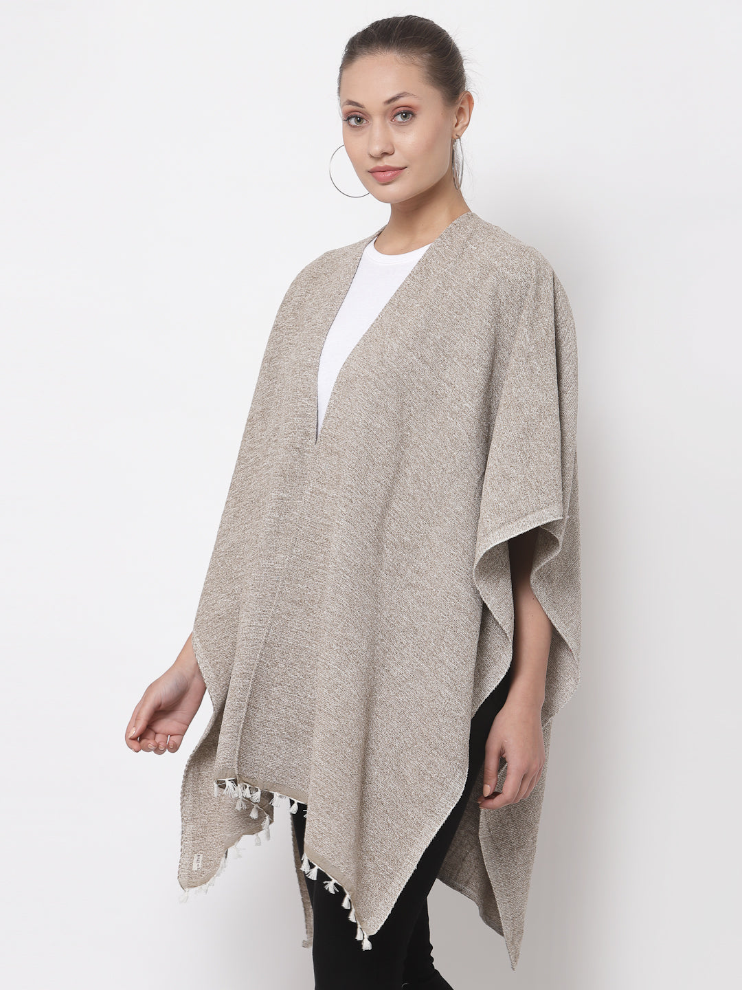 Arrabi Multi Solid Cotton Chenille Full Size 2 Shrug (Pack of 2) (160 x 100 cm)