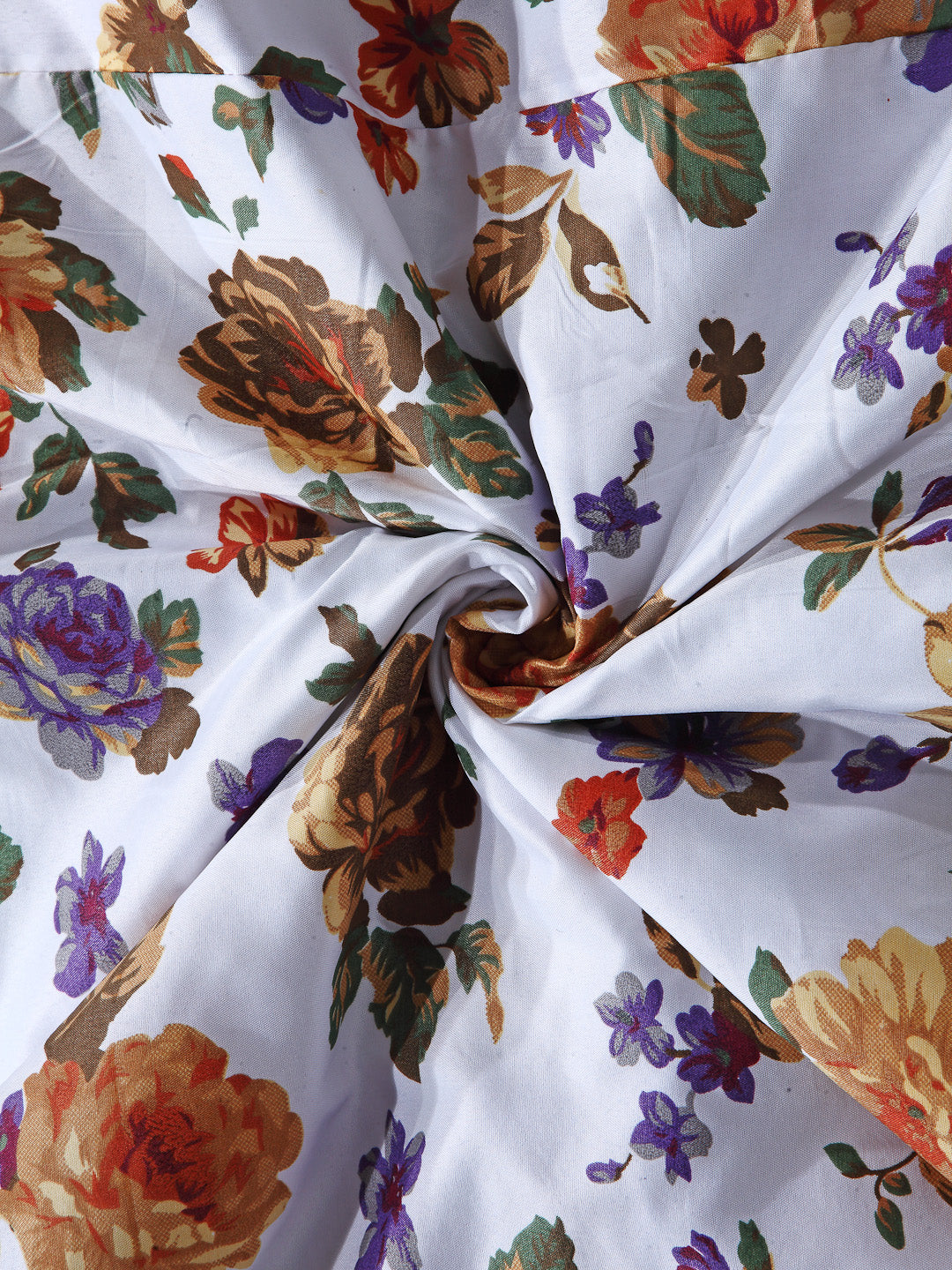 Arrabi Multi Floral TC Cotton Blend 300 GSM King Size Double Dohar (240 x 210 cm)