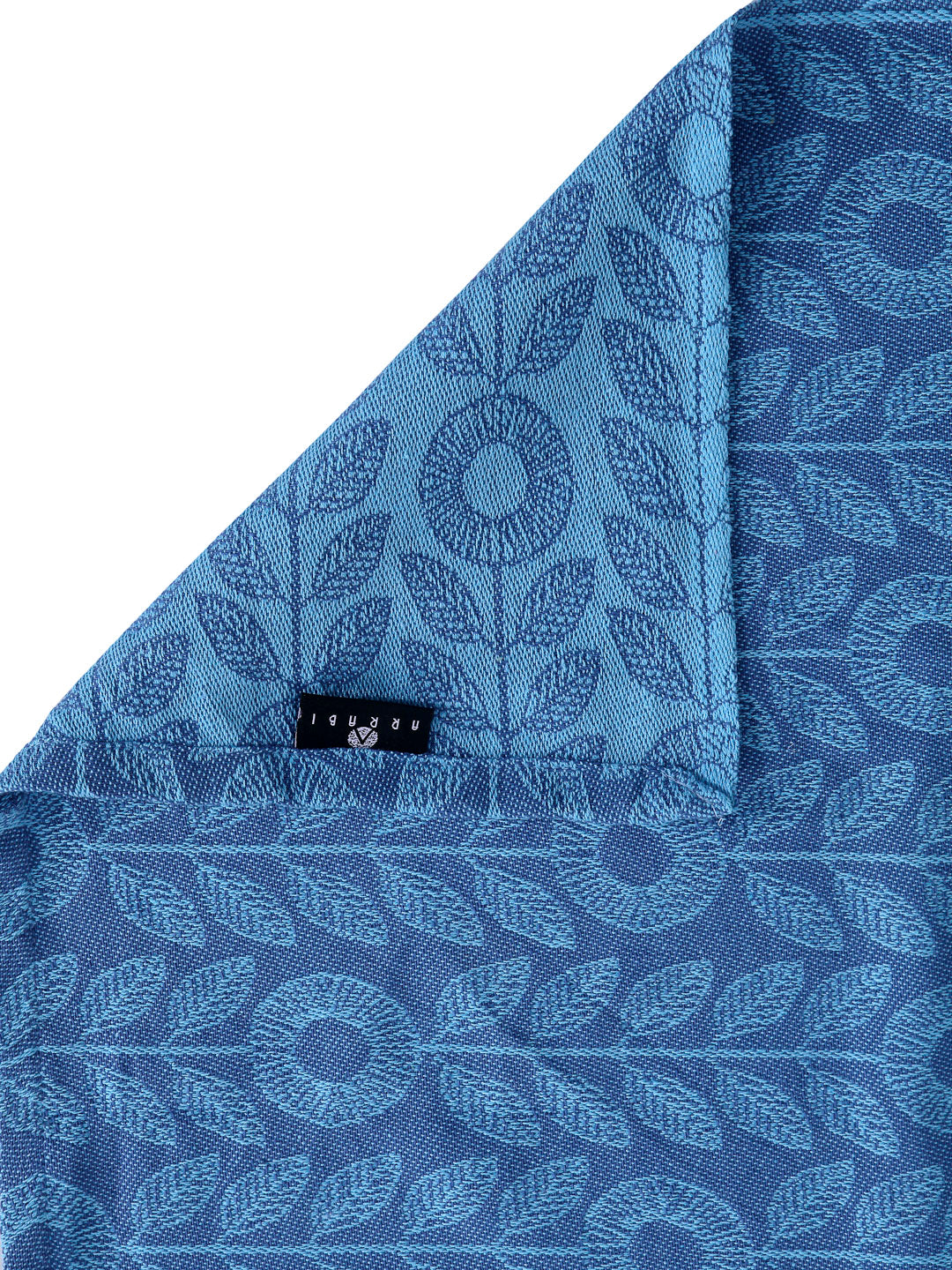 Arrabi Multi Floral Handwoven Cotton Super King Size Bedsheet with 2 Pillow Covers (265 X 265 cm)