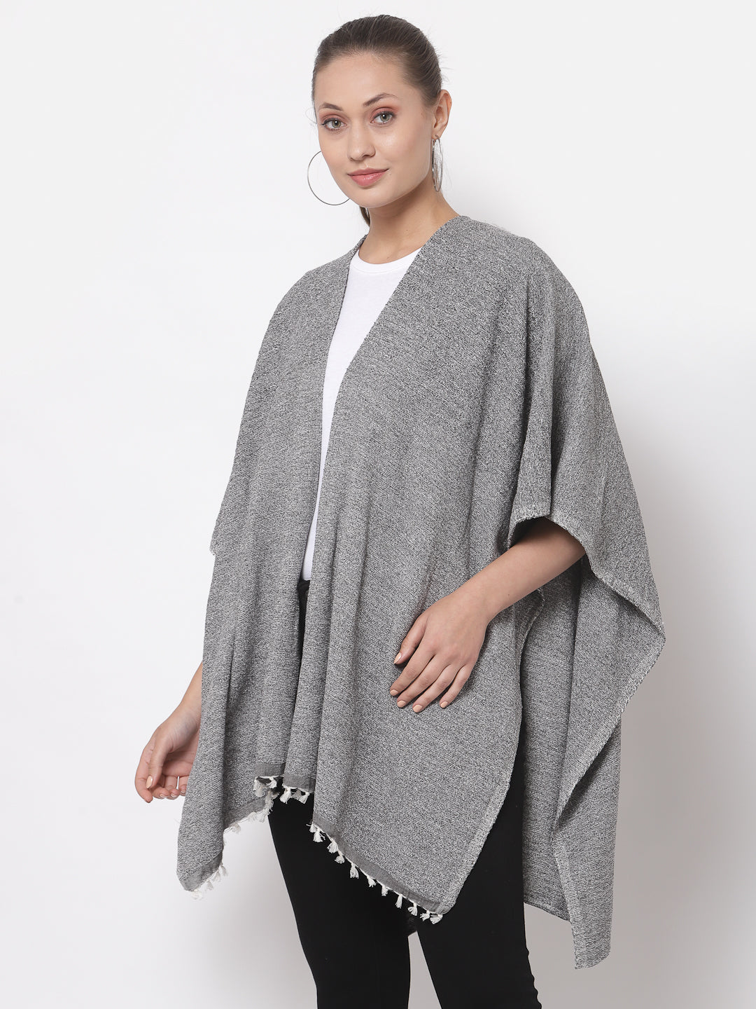 Arrabi Multi Solid Cotton Chenille Full Size 2 Shrug (Pack of 2) (160 x 100 cm)